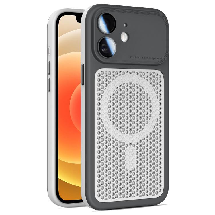 Custodia magnetica di raffreddamento Armor Shield Mesh per telefono con pellicola protettiva per obiettivo., For iPhone 12, For iPhone 12 Pro Max, For iPhone 12 Pro
