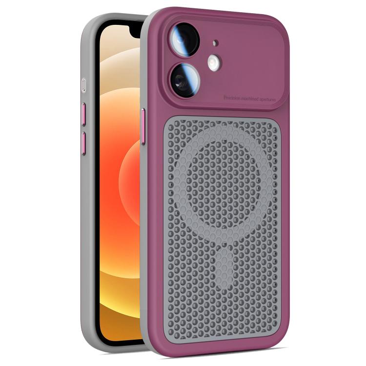 Custodia magnetica di raffreddamento Armor Shield Mesh per telefono con pellicola protettiva per obiettivo., For iPhone 12, For iPhone 12 Pro Max, For iPhone 12 Pro
