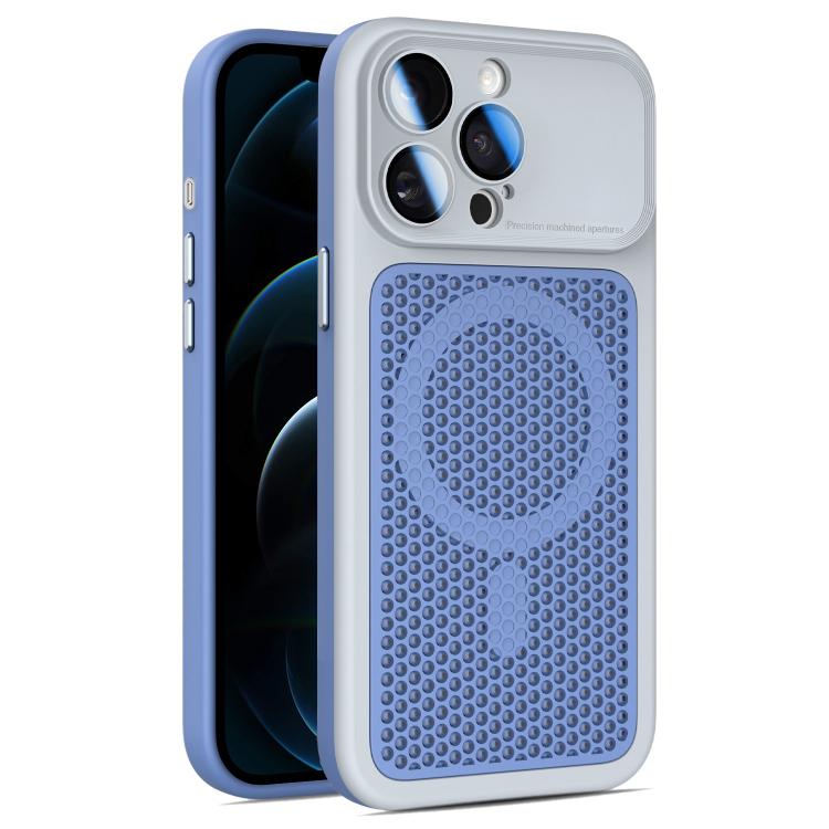 Custodia magnetica di raffreddamento Armor Shield Mesh per telefono con pellicola protettiva per obiettivo., For iPhone 12, For iPhone 12 Pro Max, For iPhone 12 Pro