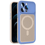 Custodia magnetica di raffreddamento Armor Shield Mesh per telefono con pellicola protettiva per obiettivo., For iPhone 12, For iPhone 12 Pro Max, For iPhone 12 Pro