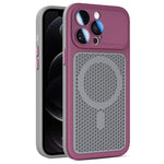 Custodia magnetica di raffreddamento Armor Shield Mesh per telefono con pellicola protettiva per obiettivo., For iPhone 12, For iPhone 12 Pro Max, For iPhone 12 Pro