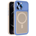Custodia magnetica di raffreddamento Armor Shield Mesh per telefono con pellicola protettiva per obiettivo., For iPhone 12, For iPhone 12 Pro Max, For iPhone 12 Pro