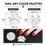 2 pezzi/confezione Tavolozza per miscelare nail art Tavolozza per miscelare fondotinta