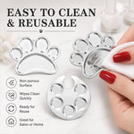 2 pezzi/confezione Tavolozza per miscelare nail art Tavolozza per miscelare fondotinta