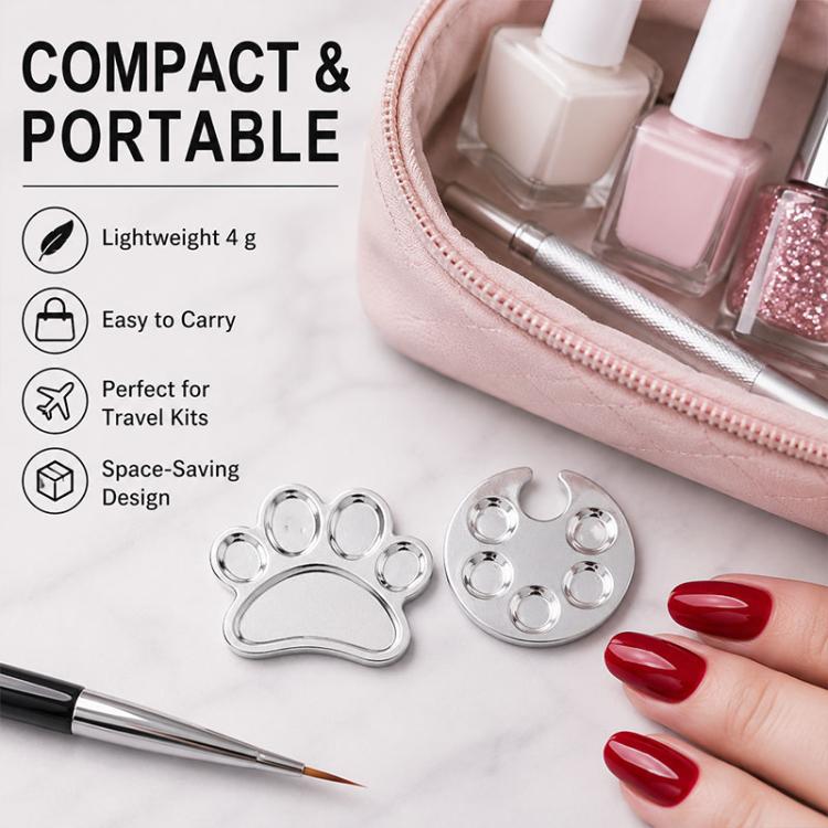 2 pezzi/confezione Tavolozza per miscelare nail art Tavolozza per miscelare fondotinta