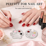 2 pezzi/confezione Tavolozza per miscelare nail art Tavolozza per miscelare fondotinta
