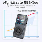 Registratore vocale da collo M21 con display TFT da 0,85 pollici, 4GB, 8GB, 16GB, 32GB, 64GB
