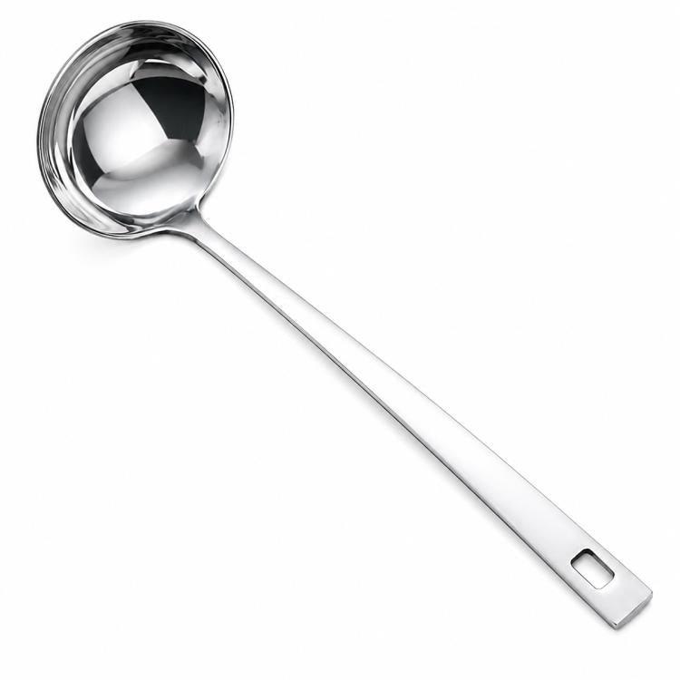 Cucchiaio in acciaio inox LsCook da 7,2 cm, Soup Spoon, Strainer Spoon