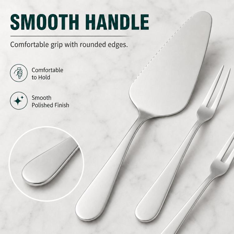Set di paletta per torte in acciaio inox LsCook, Cake Server Set