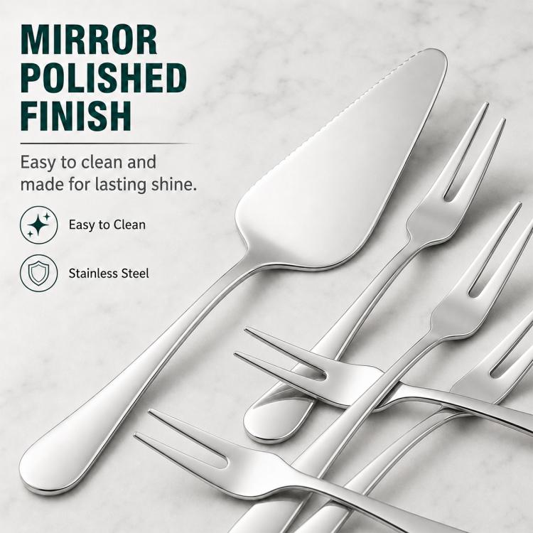 Set di paletta per torte in acciaio inox LsCook, Cake Server Set