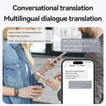 S18A Schermo da 1,47 pollici Traduzione dialoghi AI Registrazione vocale Braccialetto Supporto AIREC-APP, 8GB, 16GB, 32GB, 64GB, 128GB