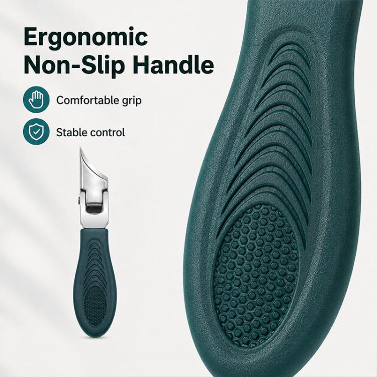 Set di strumenti per la cura delle unghie composto da tagliaunghie a punta obliqua, lima per unghie nano e stuzzicadenti per la pulizia delle unghie.