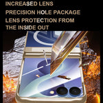 Custodia per telefono magnetica con cerniera trasparente galvanizzata., For Galaxy Z Flip8 5G