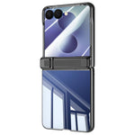 Custodia per telefono trasparente con cerniera e rivestimento galvanico., For Galaxy Z Flip8 5G