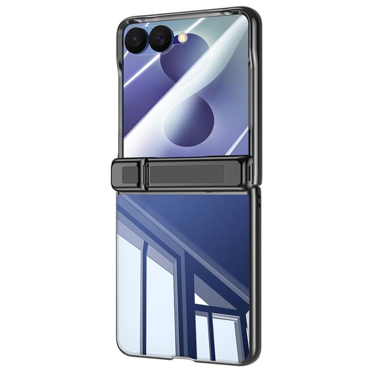 Custodia per telefono trasparente con cerniera e rivestimento galvanico., For Galaxy Z Flip8 5G