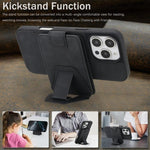 Custodia per telefono magnetica RFID con porta carte staccabile in similpelle stile retrò, design retrò, con protezione RFID., For iPhone 16 Pro Max, For iPhone 16 Pro