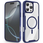 Custodia magnetica antiurto con airbag in acrilico + TPU della serie Fighter, For iPhone 17 Pro Max, For iPhone 17 Pro, For iPhone 17, For iPhone 16 Pro Max, For iPhone 16 Pro