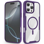 Custodia magnetica antiurto con airbag in acrilico + TPU della serie Fighter, For iPhone 17 Pro Max, For iPhone 17 Pro, For iPhone 17, For iPhone 16 Pro Max, For iPhone 16 Pro