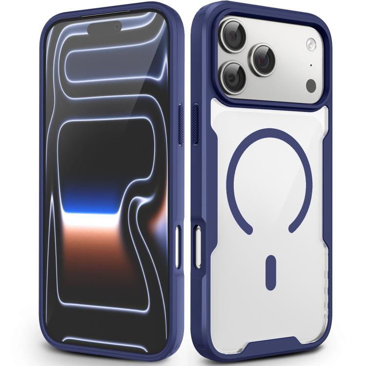 Custodia magnetica antiurto con airbag in acrilico + TPU della serie Fighter, For iPhone 17 Pro Max, For iPhone 17 Pro, For iPhone 17, For iPhone 16 Pro Max, For iPhone 16 Pro