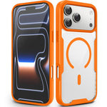 Custodia magnetica antiurto con airbag in acrilico + TPU della serie Fighter, For iPhone 17 Pro Max, For iPhone 17 Pro, For iPhone 17, For iPhone 16 Pro Max, For iPhone 16 Pro
