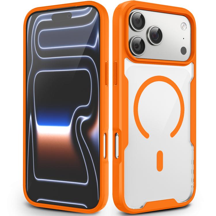 Custodia magnetica antiurto con airbag in acrilico + TPU della serie Fighter, For iPhone 17 Pro Max, For iPhone 17 Pro, For iPhone 17, For iPhone 16 Pro Max, For iPhone 16 Pro