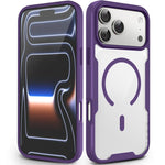Custodia magnetica antiurto con airbag in acrilico + TPU della serie Fighter, For iPhone 17 Pro Max, For iPhone 17 Pro, For iPhone 17, For iPhone 16 Pro Max, For iPhone 16 Pro