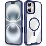 Custodia magnetica antiurto con airbag in acrilico + TPU della serie Fighter, For iPhone 17 Pro Max, For iPhone 17 Pro, For iPhone 17, For iPhone 16 Pro Max, For iPhone 16 Pro