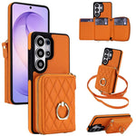 Portafoglio con cerniera, porta anelli romboidale, custodia per telefono con protezione RFID., For Galaxy S23 Ultra 5G, For Galaxy S22 Ultra 5G