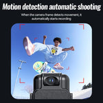 Videocamera HD portatile con display IPS da 0,85 pollici e registratore vocale V23, No Card, 4GB, 8GB, 16GB, 32GB, 64GB, 128GB, 256GB