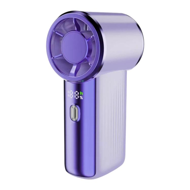 Mini ventilatore portatile F9 ad alta velocità con display digitale