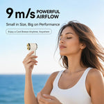Mini ventilatore portatile F9 ad alta velocità con display digitale