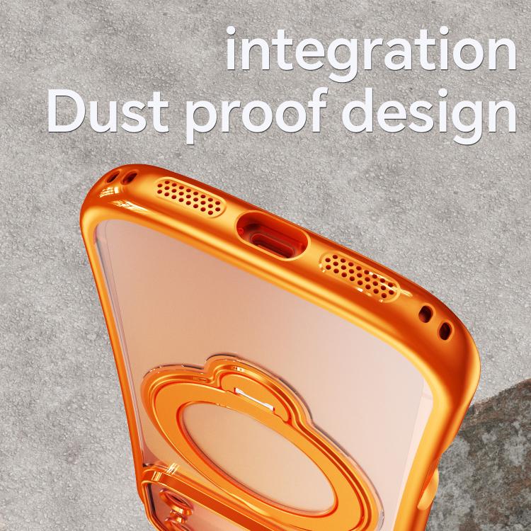 Custodia per telefono con supporto girevole a 360 gradi e placcatura magnetica., For iPhone 17 Pro Max, For iPhone 17 Pro, For iPhone 17