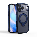 Custodia per telefono con supporto girevole a 360 gradi e placcatura magnetica., For iPhone 17 Pro Max, For iPhone 17 Pro, For iPhone 17