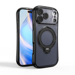 Custodia per telefono con supporto girevole a 360 gradi e placcatura magnetica., For iPhone 17 Pro Max, For iPhone 17 Pro, For iPhone 17