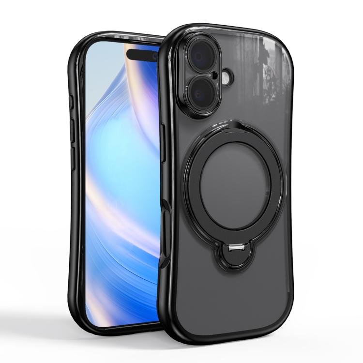 Custodia per telefono con supporto girevole a 360 gradi e placcatura magnetica., For iPhone 17 Pro Max, For iPhone 17 Pro, For iPhone 17