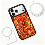 Custodia magnetica in silicone per PC serie Fire, For iPhone 17 Pro Max