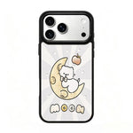 Custodia magnetica in silicone PC serie Gold Series per telefono, For iPhone 17 Pro Max