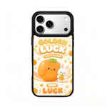 Custodia magnetica in silicone PC serie Gold Series per telefono, For iPhone 17 Pro