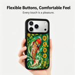 Custodia magnetica in silicone per telefono serie Wood Series, For iPhone 17 Pro Max