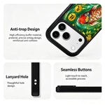 Custodia magnetica in silicone per telefono serie Wood Series, For iPhone 17 Pro