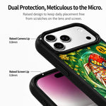 Custodia magnetica in silicone per telefono serie Wood Series, For iPhone 17 Pro