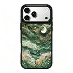 Custodia magnetica in silicone per telefono serie Wood Series, For iPhone 17 Pro