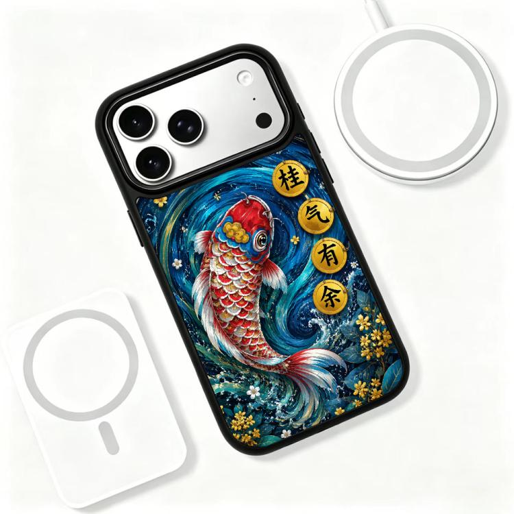 Custodia magnetica in silicone PC della serie Water per telefono, For iPhone 17 Pro