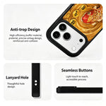 Custodia magnetica in silicone per telefono serie Earth Series, For iPhone 17 Pro Max