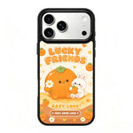 Custodia magnetica in silicone per telefono serie Earth Series, For iPhone 17 Pro Max