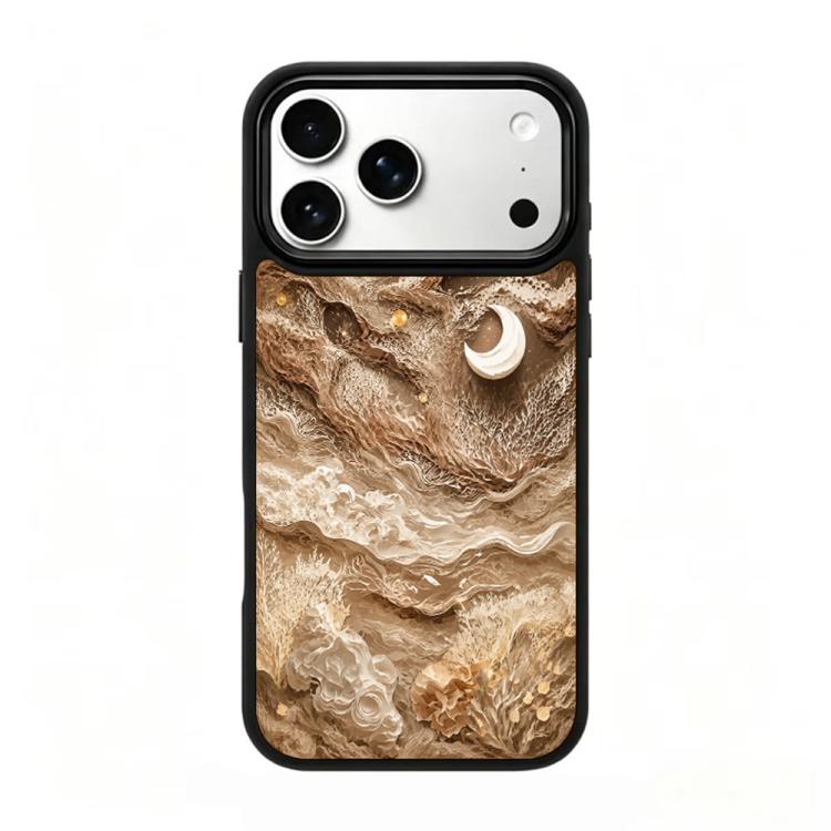 Custodia magnetica in silicone per telefono serie Earth Series, For iPhone 17 Pro
