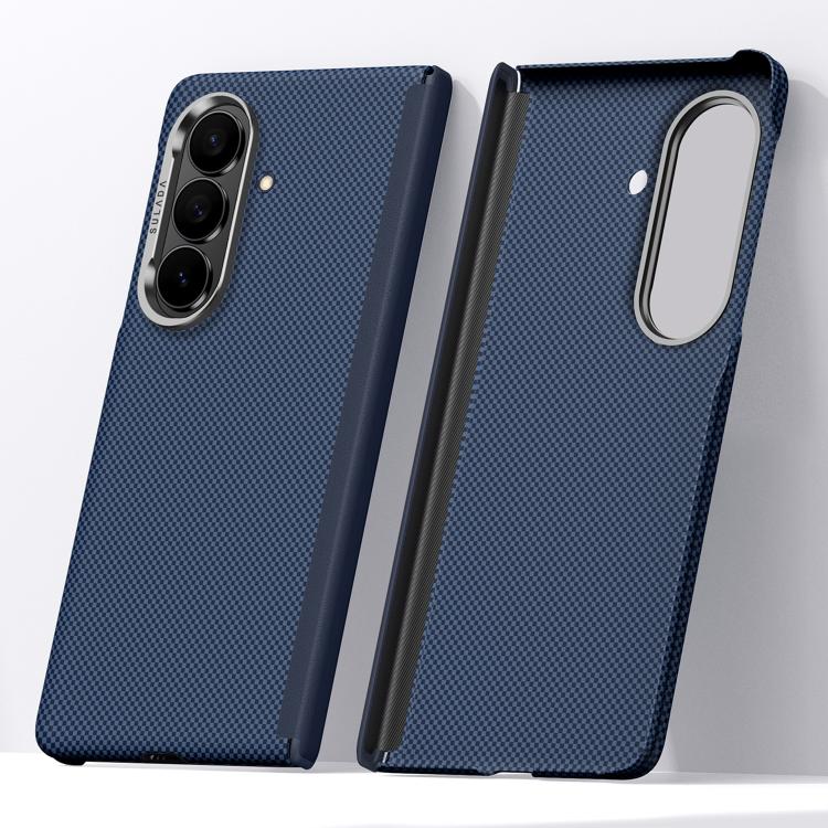 Custodia per telefono SULADA con motivo a griglia in Kevlar e finitura effetto pelle., For Galaxy Z Fold8 5G, For Galaxy Z Fold8 Ultra 5G, For Galaxy Z Fold7 5G