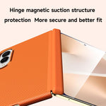 Custodia magnetica per telefono SULADA in Kevlar con motivo a griglia e texture effetto pelle., For Galaxy Z Fold8 5G, For Galaxy Z Fold8 Ultra 5G, For Galaxy Z Fold7 5G