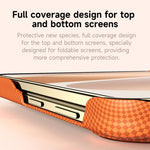 Custodia magnetica per telefono SULADA in Kevlar con motivo a griglia e texture effetto pelle., For Galaxy Z Fold8 5G, For Galaxy Z Fold8 Ultra 5G, For Galaxy Z Fold7 5G