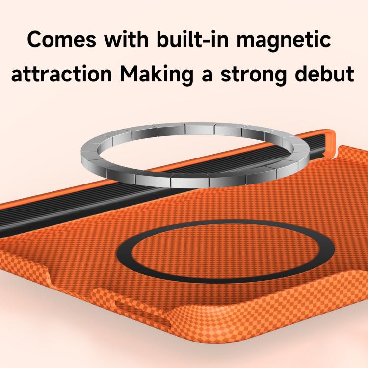 Custodia magnetica per telefono SULADA in Kevlar con motivo a griglia e texture effetto pelle., For Galaxy Z Fold8 5G, For Galaxy Z Fold8 Ultra 5G, For Galaxy Z Fold7 5G